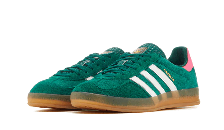 Adidas Gazelle Indoor Collegiate Green Lucid Pink